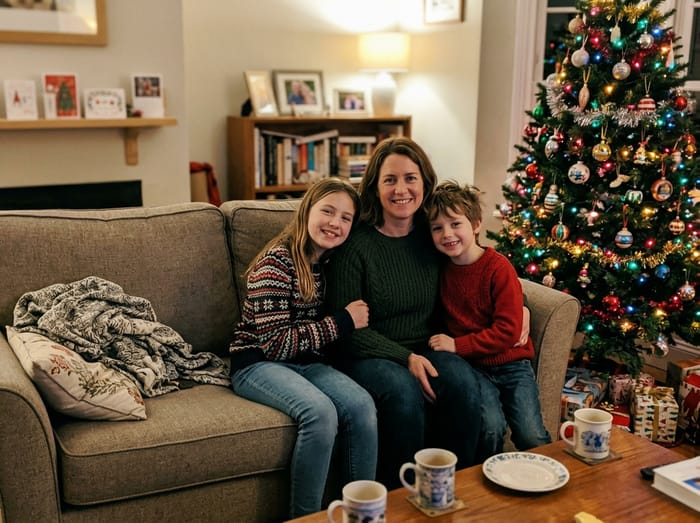 Christmas photo before